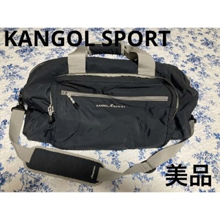カンゴール(KANGOL)の美品◆KANGOL SPORT◆2WAY ボストンバッグ ブラック(ボストンバッグ)