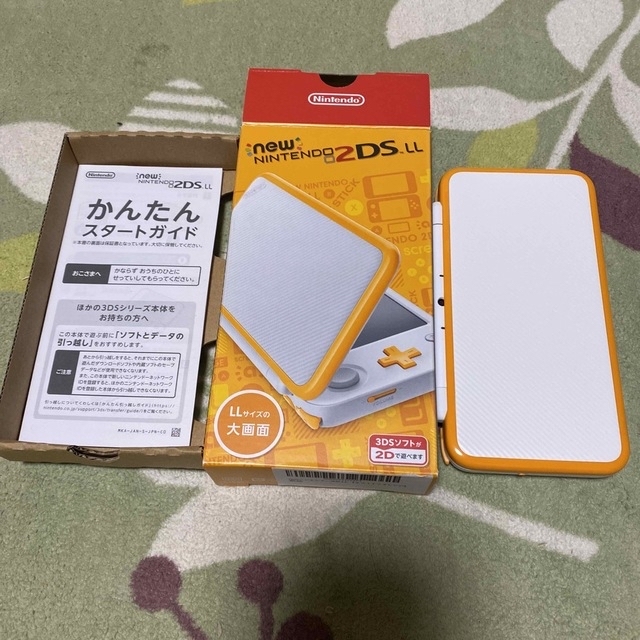 NEW ニンテンドー 2DS LL ホワイト/オレンジ - 家庭用ゲーム機本体