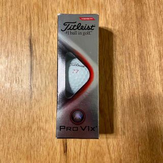 タイトリスト(Titleist)のゴルフボール タイトリスト PRO V1X 3個 77番(その他)