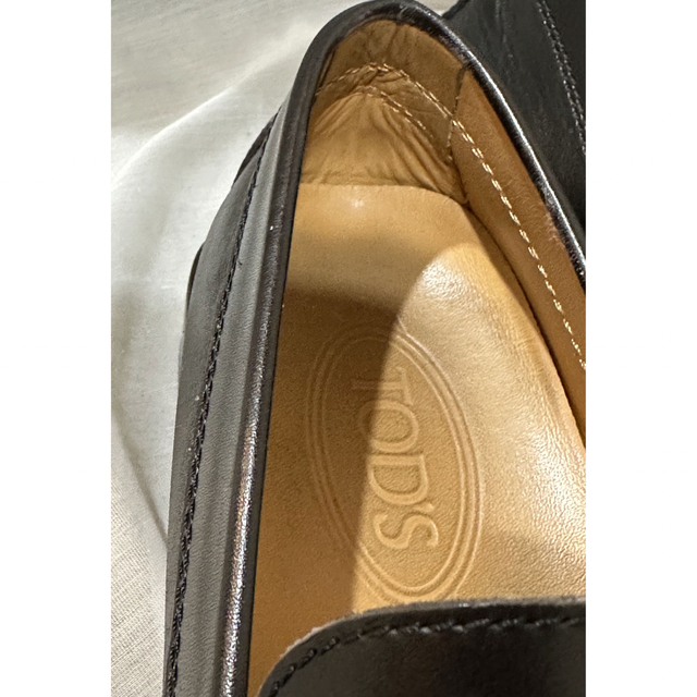 TOD'S(トッズ)のmen's 靴　Tod's   ６　カッター　黒　中古 メンズの靴/シューズ(スリッポン/モカシン)の商品写真