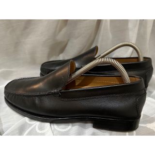 トッズ(TOD'S)のmen's 靴　Tod's   ６　カッター　黒　中古(スリッポン/モカシン)