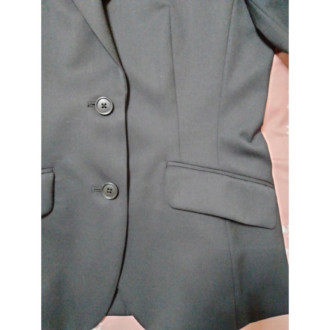サマー　テーラードジャケット　ＸＳ 　ブラック レディースのジャケット/アウター(ロングコート)の商品写真