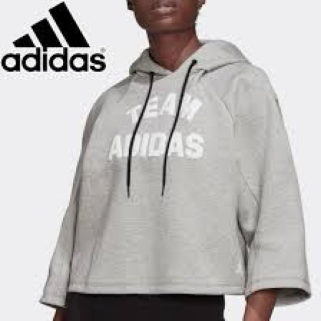 adidas(アディダス)の定価7689円 adida フーディー トレーナー  レディースのトップス(トレーナー/スウェット)の商品写真