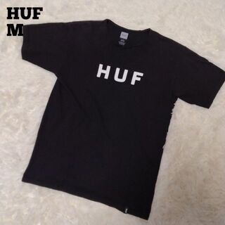 ハフ(HUF)のHUF Tシャツ 襟特徴 M ブラック(Tシャツ/カットソー(半袖/袖なし))
