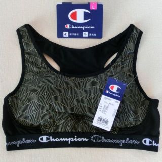 チャンピオン(Champion)の【L】 チャンピオン デイリースポーティブラ 21FW 　黒柄　p0595(ブラ)