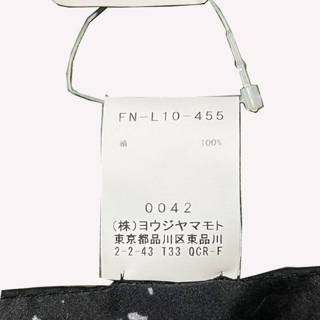 【新品】YOHJI YAMAMOTO POUR HOMME　外国語　スカーフ