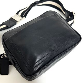 BALLY バリー カーフレザー TURO ボディバッグ ブラック-