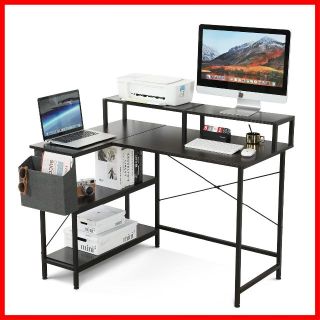 【特価セール】GKDパソコンデスク L字型コーナーデスク PCゲーミングデスク (オフィス/パソコンデスク)