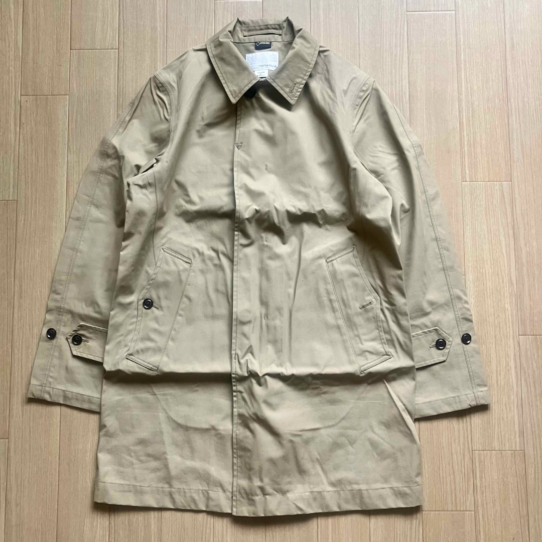 良好品】 nanamica ステンカラーコート GORE-TEX ステンカラーコート