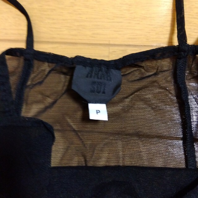 ANNA SUI(アナスイ)のANNA SUI　アメリカ製　Pサイズ　ナイロンネットスリップ　未着用 レディースの下着/アンダーウェア(その他)の商品写真