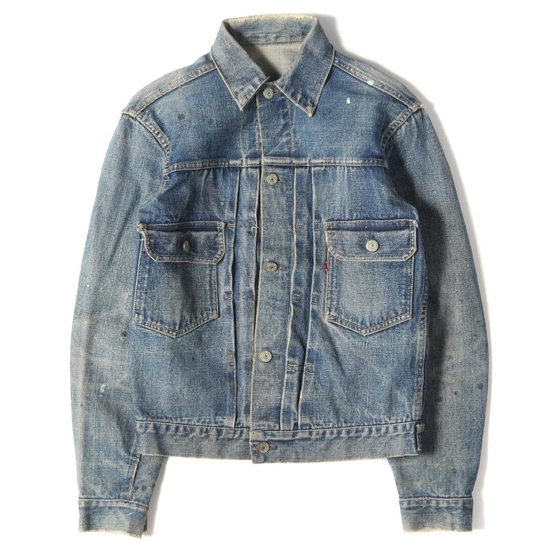 公式の Levis リーバイス デニムジャケット 507XX 革パッチ 2nd G