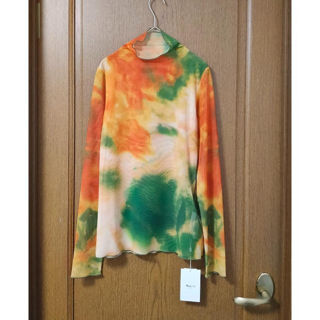 Ameri VINTAGE(アメリヴィンテージ)の新品 AMERI MIRANDA TAIDAI SHEER TURTLE TOP レディースのトップス(カットソー(長袖/七分))の商品写真