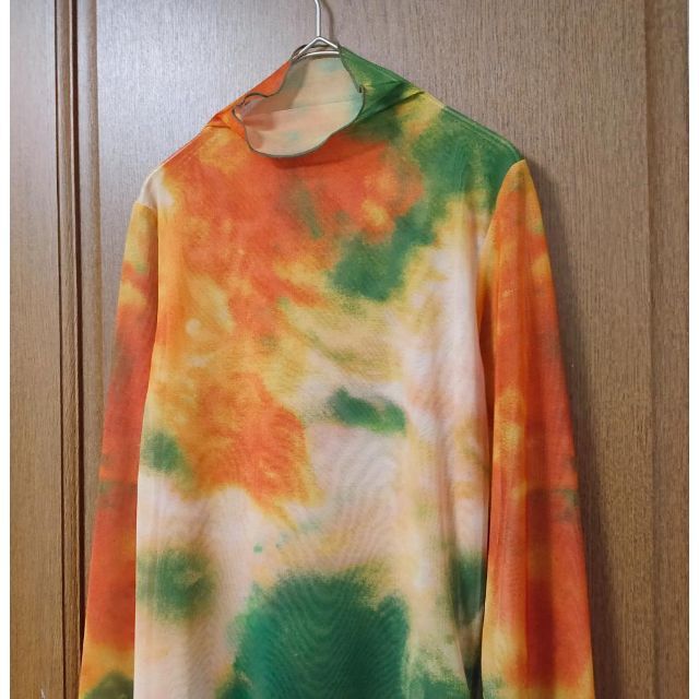 Ameri VINTAGE(アメリヴィンテージ)の新品 AMERI MIRANDA TAIDAI SHEER TURTLE TOP レディースのトップス(カットソー(長袖/七分))の商品写真