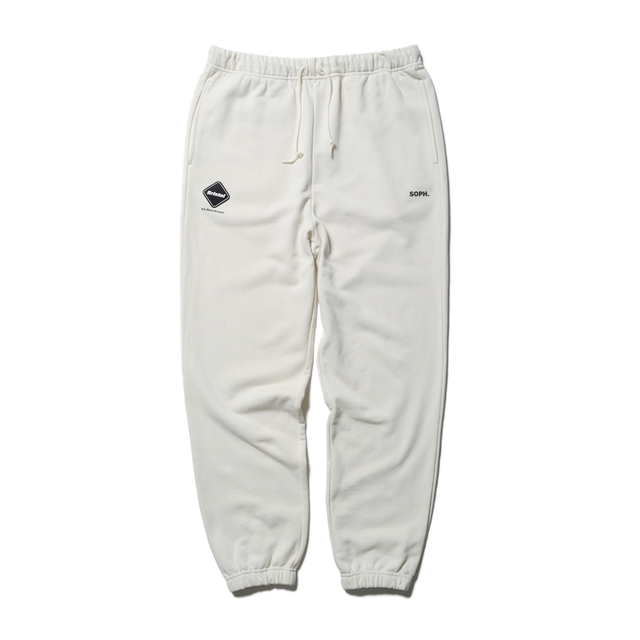 L FCRB 23SS EMBLEM SWEAT PANTS OFF WHITE