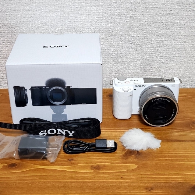 SONY VLOGCAM パワーズームレンズキット ホワイト ZV-E10L(WZV-E10メーカー型番