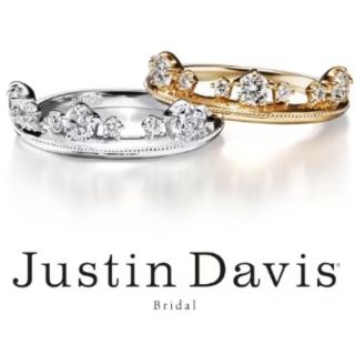 Justin Davis - 現行❣️D0.40CT✨Justin Davis❗️プラチナティアラ