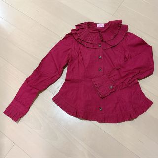 Angelic Pretty - AngelicPretty Frill Heart付け袖ブラウス シロ
