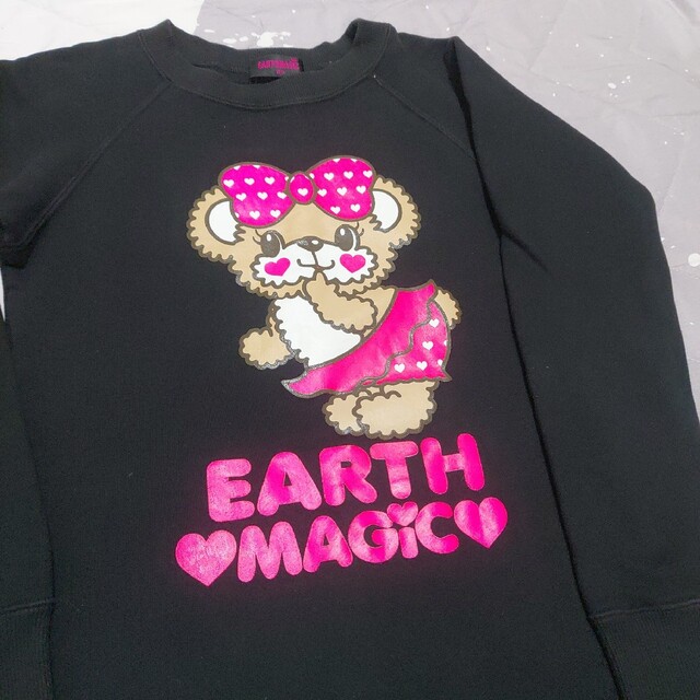 EARTHMAGIC(アースマジック)のEarth Magic パーカーワンピース150 キッズ/ベビー/マタニティのキッズ服女の子用(90cm~)(ワンピース)の商品写真