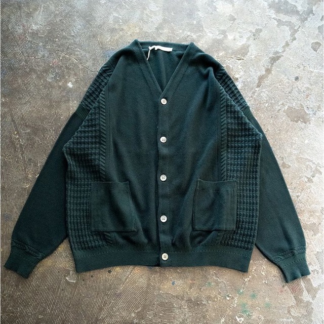 YASHIKI 22S/S Unabara Cardigan GREEN 2 全国総量無料で www.gold-and