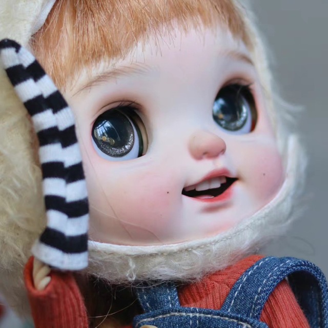 作家様カスタムブライス 人形 かわいい 元気 ドール 笑顔 まんまる 作家様カスタムブライス 人形 かわいい 元気 ドール 笑顔 まんまる