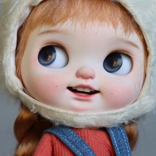 作家様カスタムブライス 人形 かわいい 元気 ドール 笑顔 まんまる 作家様カスタムブライス 人形 かわいい 元気 ドール 笑顔 まんまる