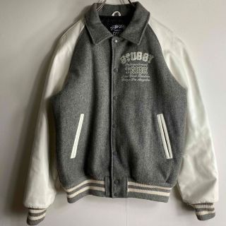 ほぼ未使用 00s old stussy USA製 レザー スタジャン 25周年