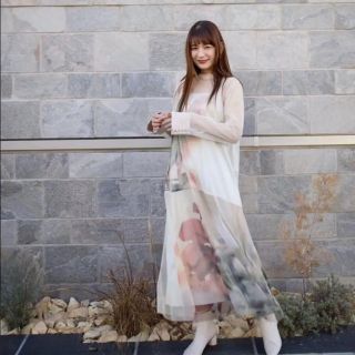 アメリヴィンテージ(Ameri VINTAGE)の❤️AMERI❤️SPRING MORNING COLLAB DRESS(ロングワンピース/マキシワンピース)