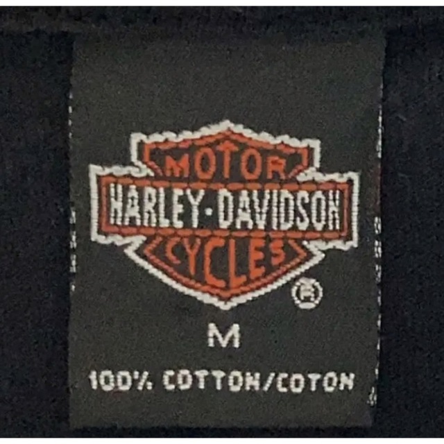 Harley Davidson(ハーレーダビッドソン)のHARLEY-DAVIDSON　Tシャツ　前後デザイン　USA製　90s　00s メンズのトップス(Tシャツ/カットソー(半袖/袖なし))の商品写真