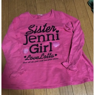 ジェニィ(JENNI)のロンT Tシャツ 150cm SISTERJENNI ピンク キッズ(Tシャツ/カットソー)