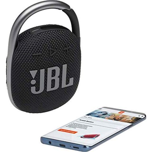 色:ブラック】JBL CLIP 4 Bluetoothスピーカー USB C充の通販 by X's