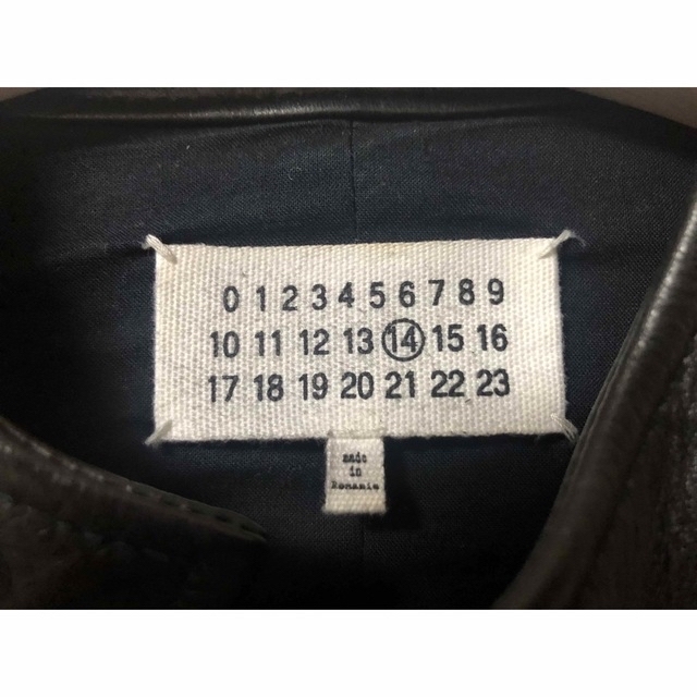 Maison Martin Margiela(マルタンマルジェラ)のMaison Martin Margiela 八の字 ライダース 2013SS メンズのジャケット/アウター(レザージャケット)の商品写真