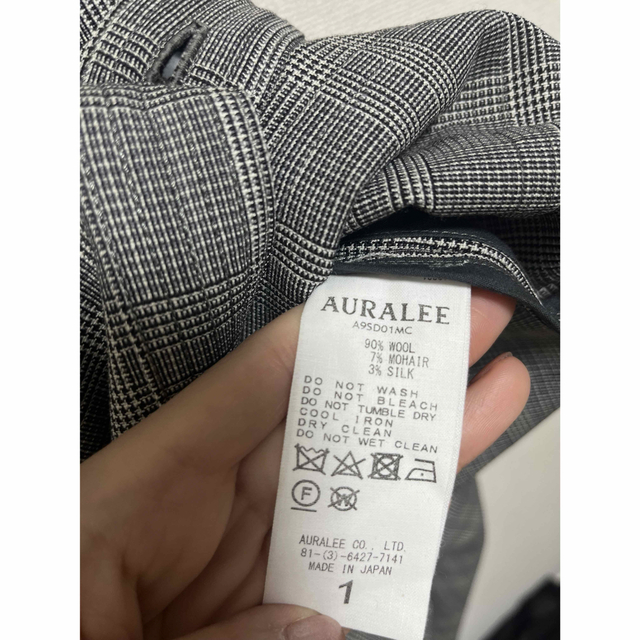 AURALEE GLEN CHECK ワンピース