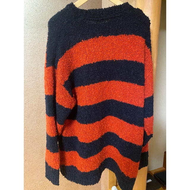 NUMBER (N)INE/ナンバーナイン ALPACA BORDER KNIT BIG PULLOVER アルパカ ボーダー ビッグプルオーバーニット【007】