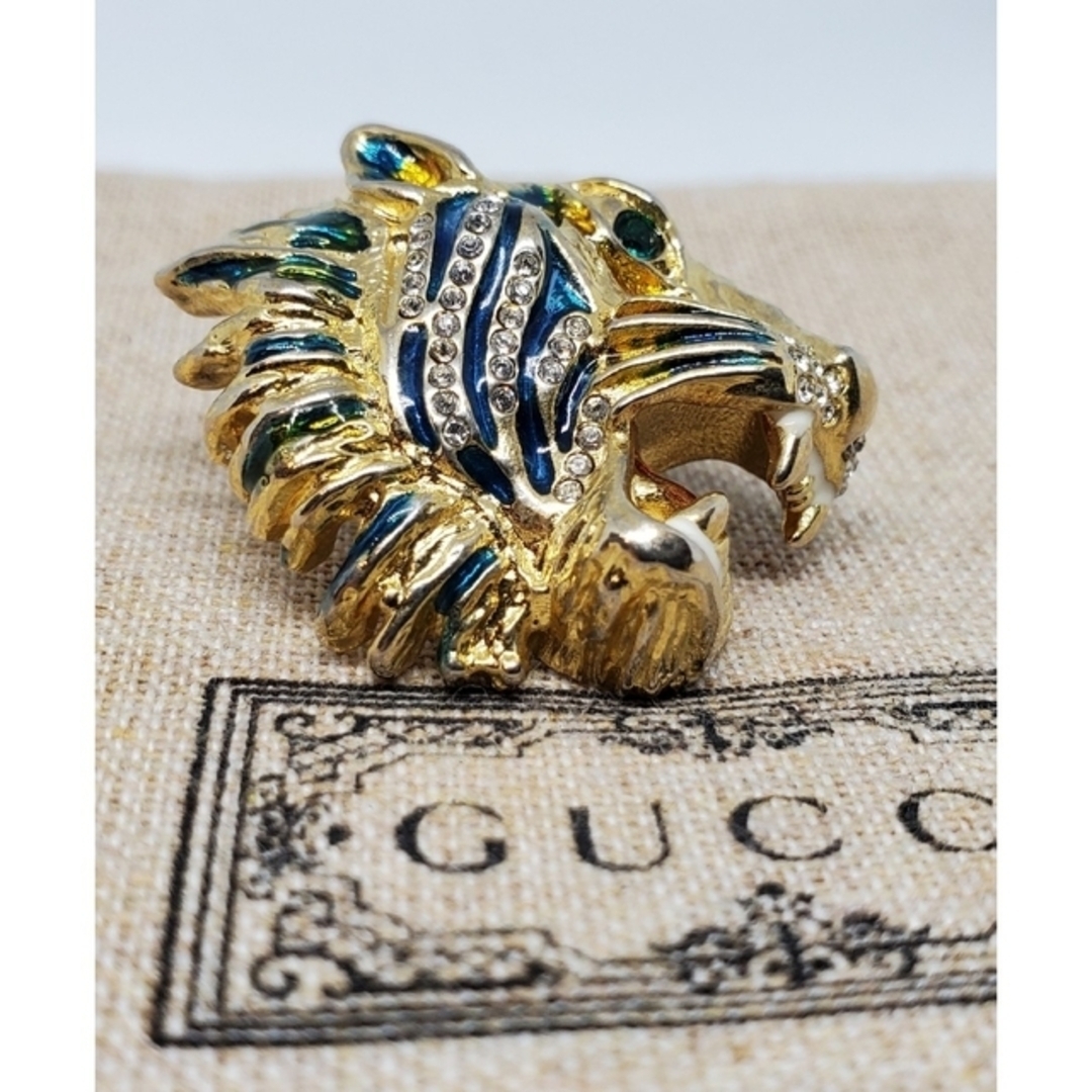 Gucci - 【超レア廃盤美品】GUCCI ビジュ ピアス タイガー ヘッド