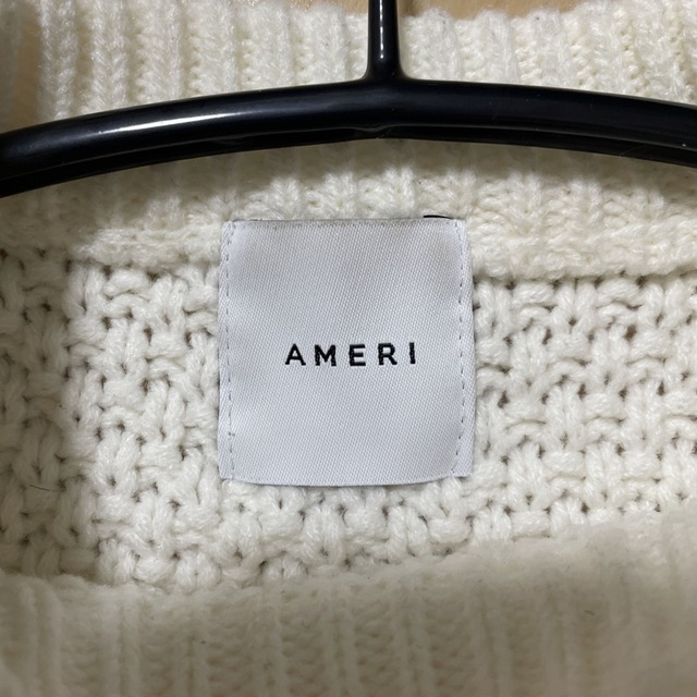 Ameri VINTAGE(アメリヴィンテージ)のアメリ　パールニット レディースのトップス(ニット/セーター)の商品写真