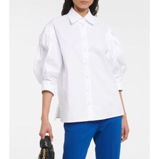 マックスマーラ(Max Mara)の新品未使用 Max Mara ストレッチ コットン ツイル シャツ(シャツ/ブラウス(長袖/七分))