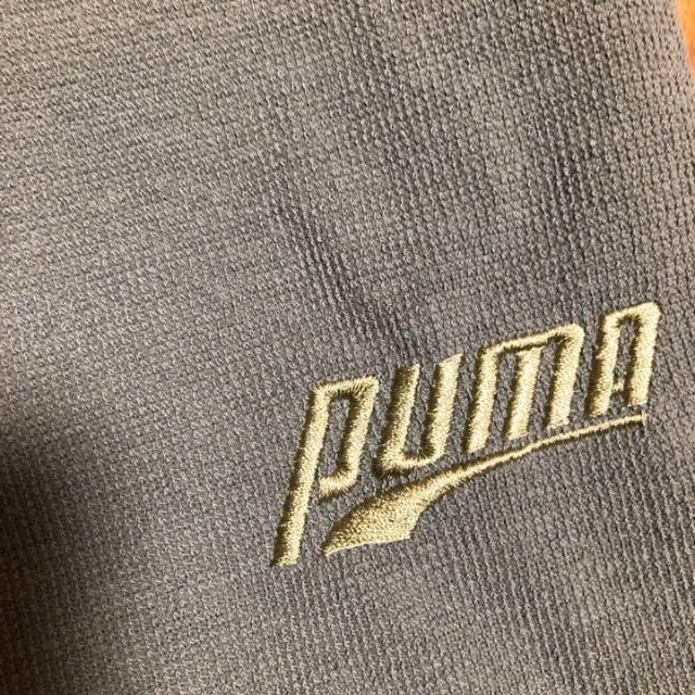 PUMA(プーマ)の新版未使用 日本製 PUMA パイル地 トラックパンツ シャドーグリーン S メンズのパンツ(その他)の商品写真