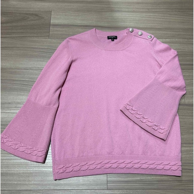 CHANEL シャネル トップス ニット ピンク 38 36 プレタポルテ 104300円