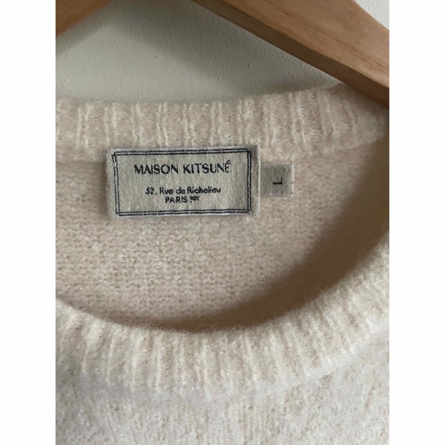 MAISON KITSUNE'(メゾンキツネ)のmaisonkitsune head foxロゴニット メンズのトップス(ニット/セーター)の商品写真