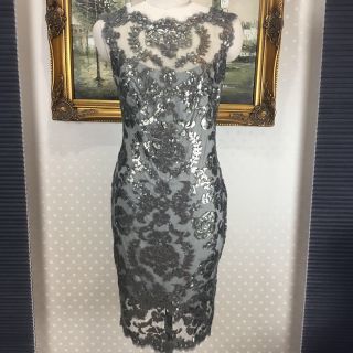 タダシショウジ(TADASHI SHOJI)の新品☆TADASHI SHIJO サイズ　4P 【T 54】(ひざ丈ワンピース)