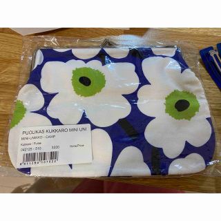 マリメッコ(marimekko)のマリメッコ　がま口ポーチ(ノベルティグッズ)