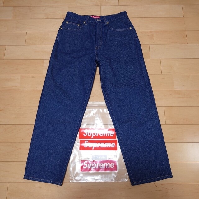 極美品 Supreme 22FW Baggy Jean バギー ジーン デニム