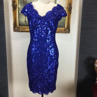 タダシショウジ(TADASHI SHOJI)の新品☆ TADASHI SHOJI サイズ6 【T56】(ひざ丈ワンピース)