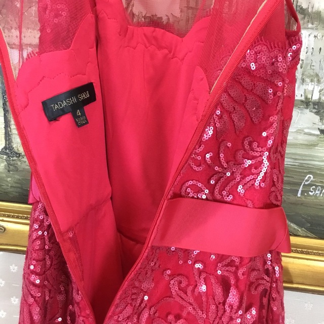 TADASHI SHOJI(タダシショウジ)の新品☆ TADASHI SHOJI サイズ4【 T58】 レディースのワンピース(ひざ丈ワンピース)の商品写真