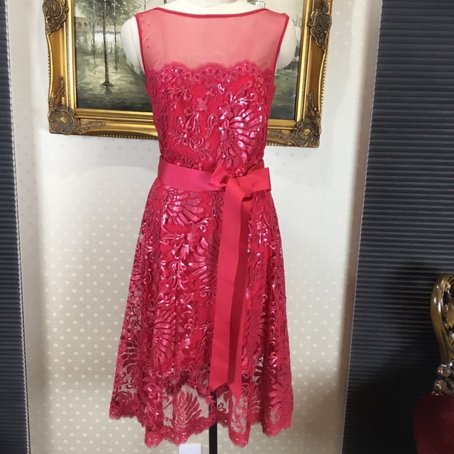 TADASHI SHOJI(タダシショウジ)の新品☆ TADASHI SHOJI サイズ4【 T58】 レディースのワンピース(ひざ丈ワンピース)の商品写真