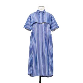 サカイ(sacai)のsacai サカイ cotton poplin dress ワンピース(ひざ丈ワンピース)