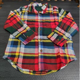 ベビーギャップ(babyGAP)のBabyGAP チェックシャツ　キッズ(Tシャツ/カットソー)