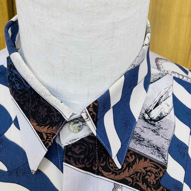 【激レア】PIA SPORTS 総柄シャツ ヴィンテージ ビッグシルエット