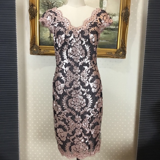 TADASHI SHOJI(タダシショウジ)の新品☆TADASHI SHIJO サイズ2【 TAKA55】 レディースのワンピース(ひざ丈ワンピース)の商品写真