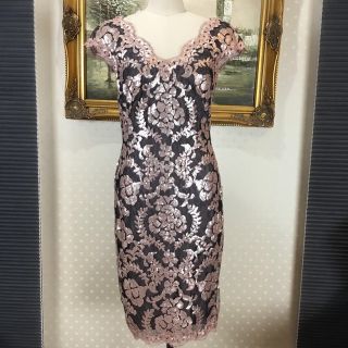 タダシショウジ(TADASHI SHOJI)の新品☆TADASHI SHIJO サイズ2【 TAKA55】(ひざ丈ワンピース)